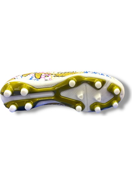 Çoraplı Airboom Krampon Beyaz Gold Siyah Desenli indirimleri