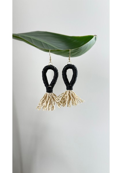 Handmade Püsküllü Küpe