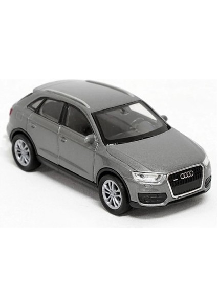 Audi Q3 12 cm Diecast Metal Model Çek Bırak Araba Gri