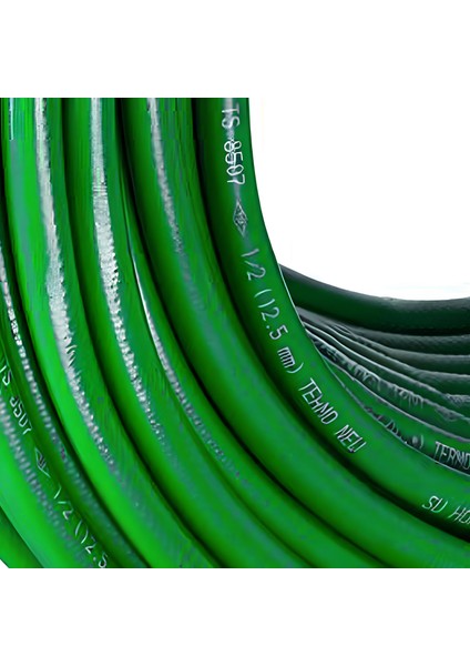 Termo Bahçe Hortumu 30 Metre Dayanıklı 3 Katlı Sağlam Çeşme Su Sulama Yıkama Hortum 12.5 mm 1/2"