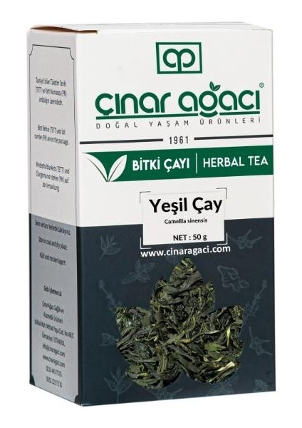 Çınarağacı Yeşil Çin Çayı 50 gr