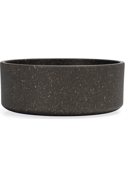 Köpek Mama Su Kabı, Bambu, Antrasit, 12cm, 300 ml