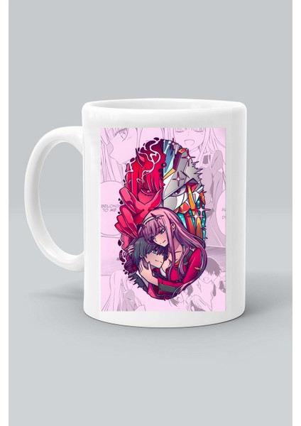 My Dress Up Darling Anime Karakter Marin Kitagawa Baskılı Beyaz Kupa Bardak