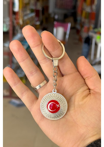 Türk Bayrağı Model Metal Anahtarlık modelleri
