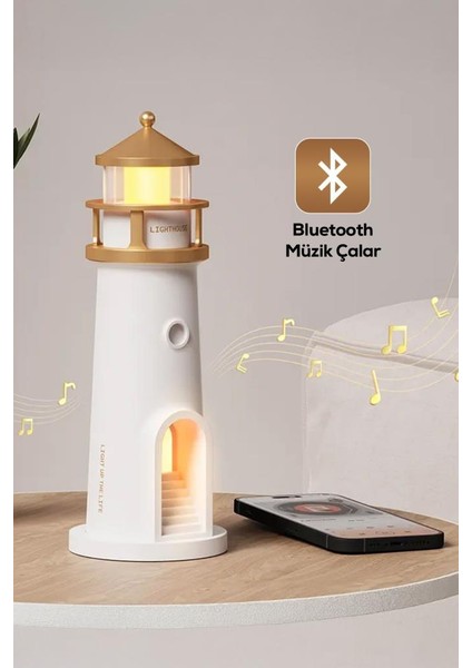 Deniz Feneri Görünümlü Bluetoothlu Hoparlör ve Gece Lambası fiyatları