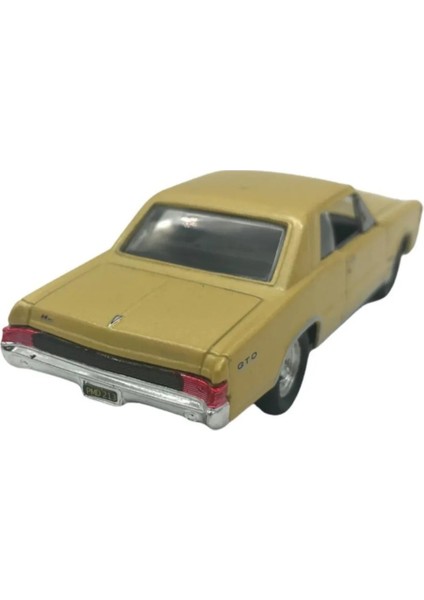 Pontiac Gto 1965 12 cm 1/36 Ölçek Diecast Klasik Metal Model Çek Bırak Araba Sarı fiyatları