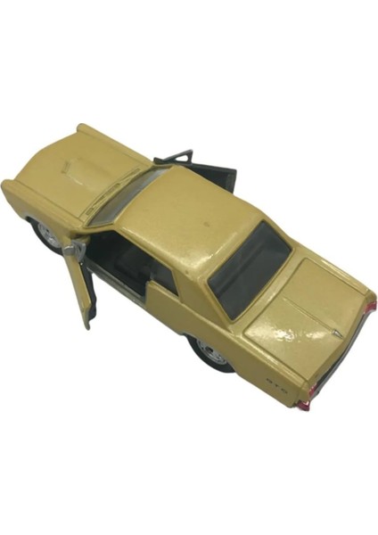Pontiac Gto 1965 12 cm 1/36 Ölçek Diecast Klasik Metal Model Çek Bırak Araba Sarı modelleri