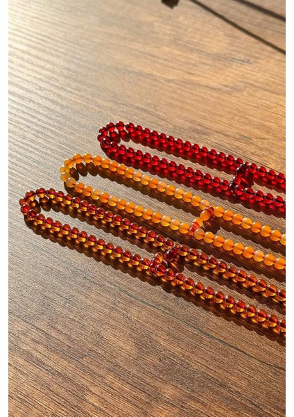 3'lü Set Güzel Çekimli Cep Boy 99'luk Namaz Tesbihi