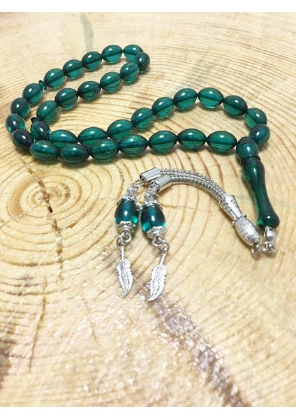 Petrol Yeşili Toz Kehribar Tesbih fiyatları