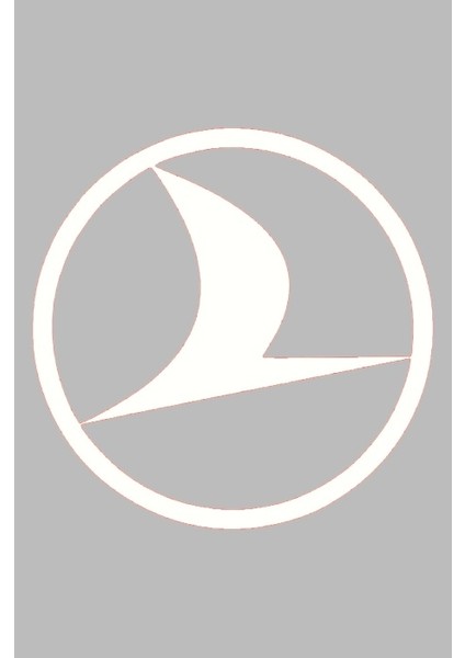 Oto Aksesuar-Thy Logo Sticker -Beyaz 8.5x 8.5 cm