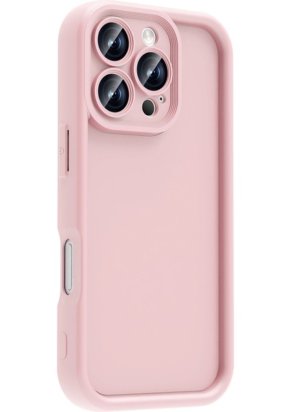 Apple iPhone 16 Pro Max Kılıf Kamera Korumalı Ananas Kapak - Mürdüm