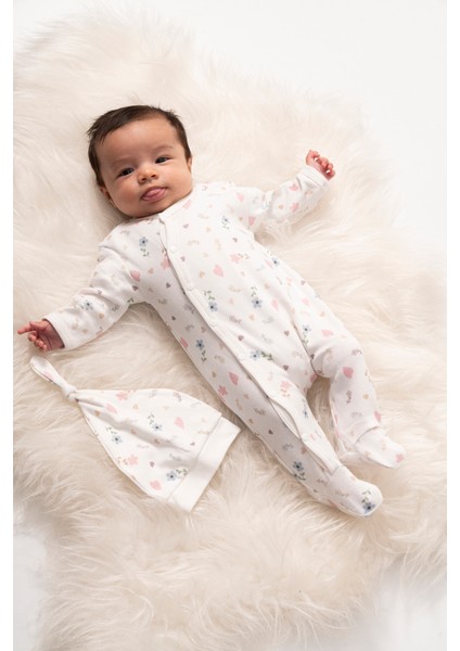 Çiçek Desenli 2'li Tulum