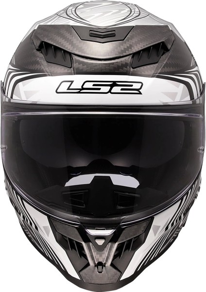Dragon Karbon Enthum Siyah-Gri Kask