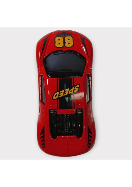 Metal Mini Arabalar 8 cm - Kırmızı - 4 (Lisinya) fırsatları