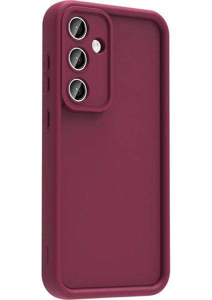 Samsung Galaxy S24 Fe Kılıf Kamera Korumalı Ananas Kapak - Pembe