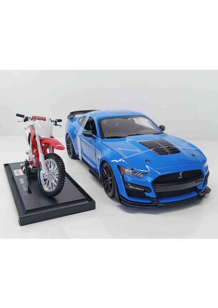 Dianomi/maisto 1:18 Ölçek 2020 Shelby Gt 500// 1:18 Yamaha YZ-450 F