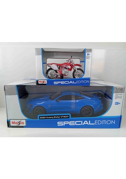 Dianomi/maisto 1:18 Ölçek 2020 Shelby Gt 500// 1:18 Yamaha YZ-450 F modelleri