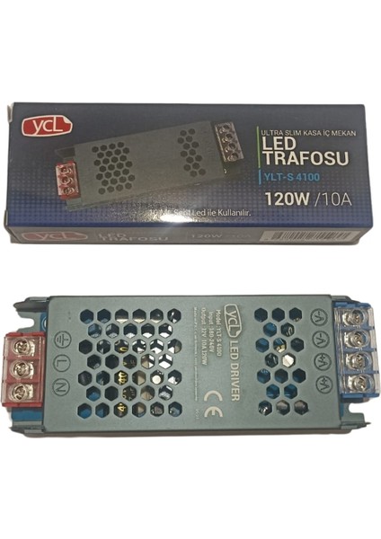 Ycl 12V LED Trafosu 10A 120W 10 Metre - Ylt-S 4100