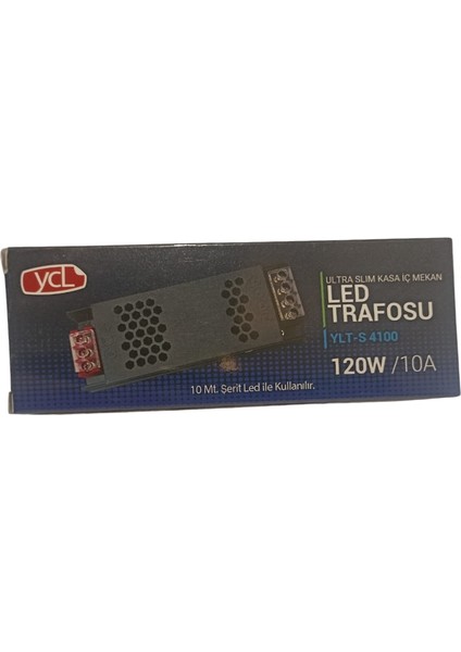 Ycl 12V LED Trafosu 10A 120W 10 Metre - Ylt-S 4100