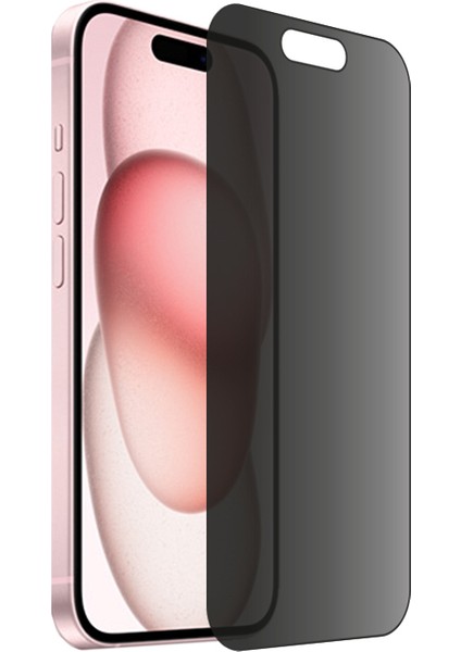 Apple iPhone 15 Uyumlu Ipg Privacy, Hayalet Ekran Koruma Gizlilik Filtreli, Yan Görünmeyi Engelleyici