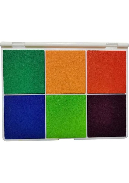 6 In 1 Arada Istampa Büyük Boy 165*127MM Çok Renkli Mürekkep Pedi modelleri