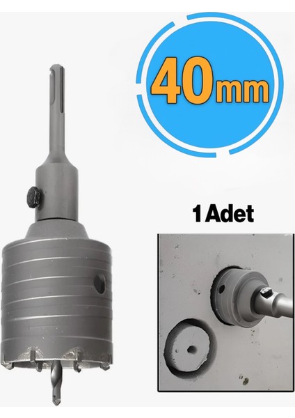 Beton Buat Açma Ucu Set 40 mm