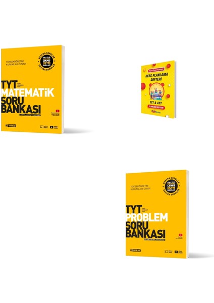 Tyt Matematik ve Problemler Soru Bankası + Planlama Defteri