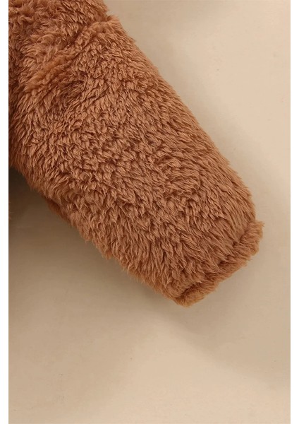 Kız Erkek Bebek ve Çocuk Fermuarlı Peluş Ikili Takım