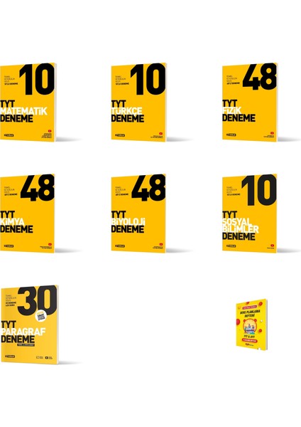 Tyt Tüm Dersler 7li Deneme Seti + Planlama Defteri