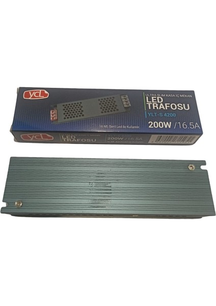 Ycl 12V Şerit LED Trafosu 200W 16.5 A 16 Metre - Ylt-S 4200
