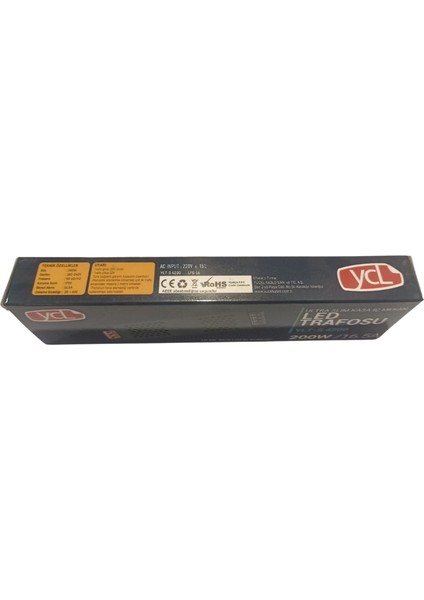 Ycl 12V Şerit LED Trafosu 200W 16.5 A 16 Metre - Ylt-S 4200