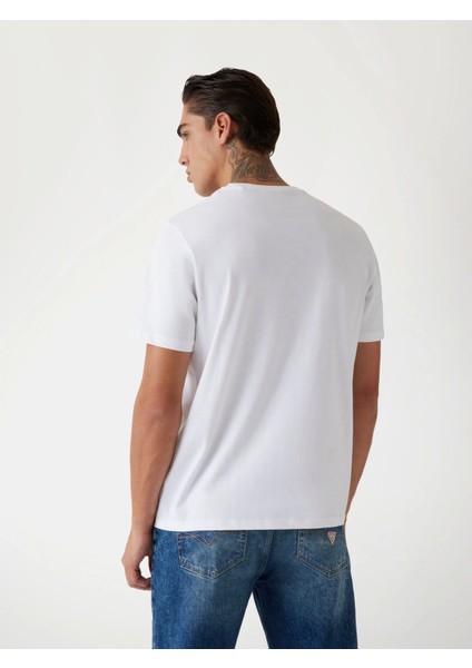 Ss Cn Patch Tee Erkek Beyaz T-Shirt M4YI0AKCCM1-G011