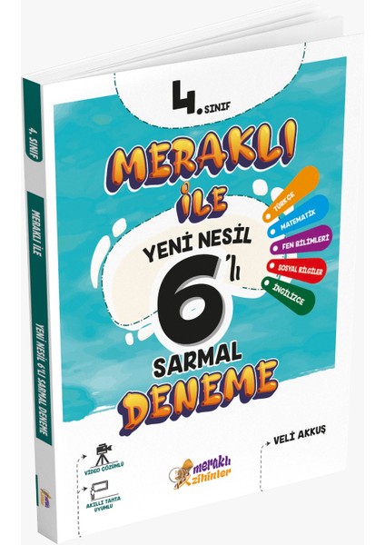 Yayıncılık 4. Sınıf 6'lı Sarmal Deneme
