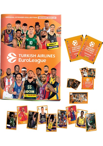 Turkish Airlines Euroleague 2025 Çıkartma Albümü Başlangıç Paketi