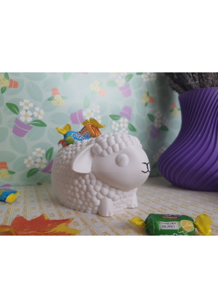 Tatlı Kuzu Sunumluk – Şekerlik ve Çikolatalık | 3D Baskı ile Estetik Sunumlar