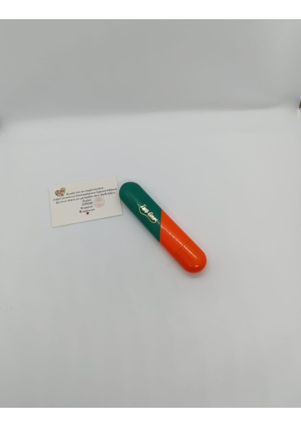 Kalp Şeklinde Çift Başlı Ikisi Bir Arada 5ml+5ml Parfüm Şişesi (Kalpli Turuncu&yeşil)