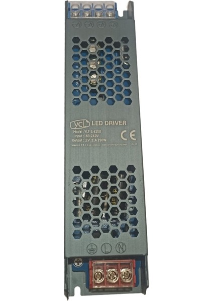 Ycl 12V Şerit LED Trafosu 250W 21A 18 Metre - Ylt-S 4250 fiyatları