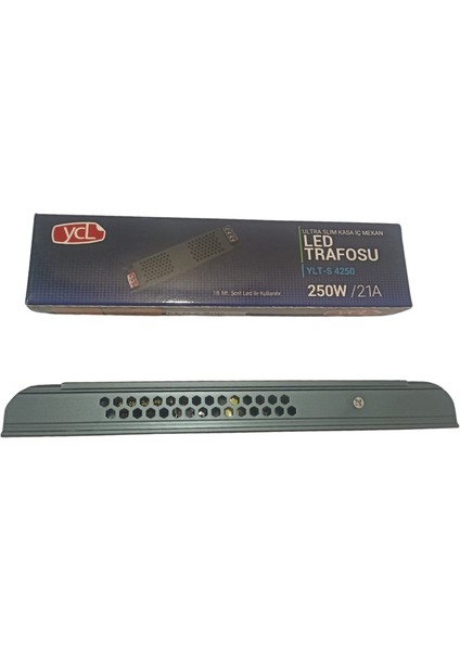 Ycl 12V Şerit LED Trafosu 250W 21A 18 Metre - Ylt-S 4250 modelleri