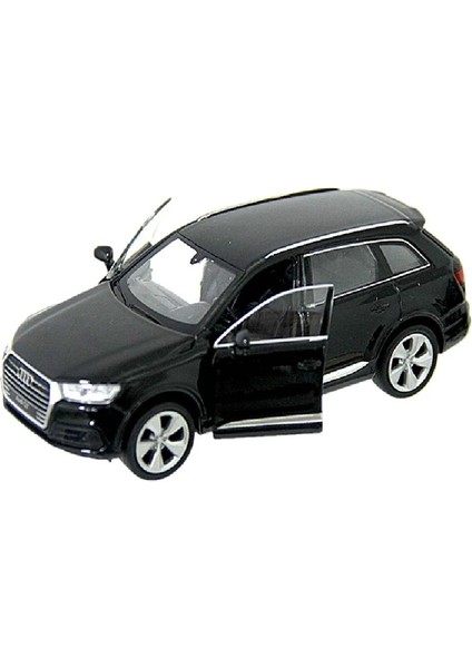 Audi Q7 12 cm 1/36 Ölçek Diecast Metal Model Çek Bırak Araba Siyah fırsatları