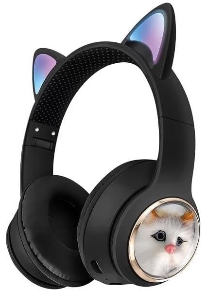 Wireless 5.3 Stereo Kedili Kulak Üstü Bluetooth Kulaklık Siyah Blt-45