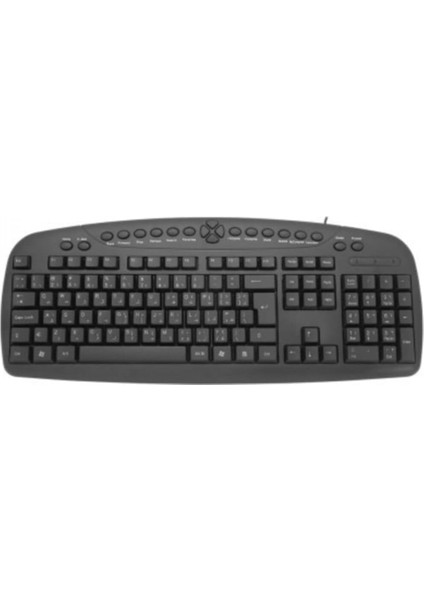 Metrashop FK-134AU, Arapça Kablolu Multimedia Ofis Klavye