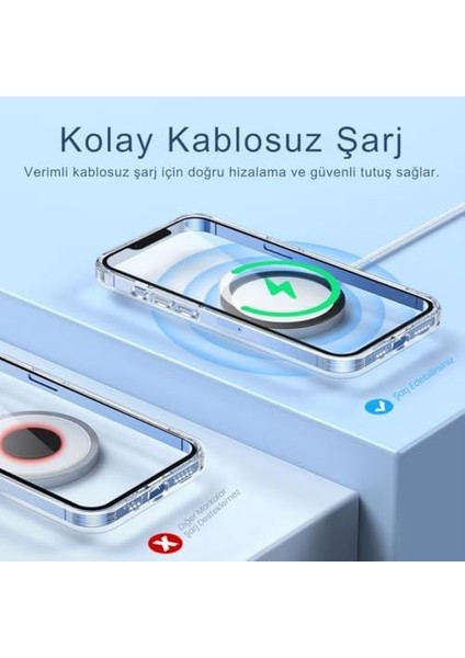 Metrashop Tüm Telefonlara Uyumlu 0.4mm Ultra Ince Yapışkanlı Mgsafe Uyumlu Mıknatıslı Metal Halka