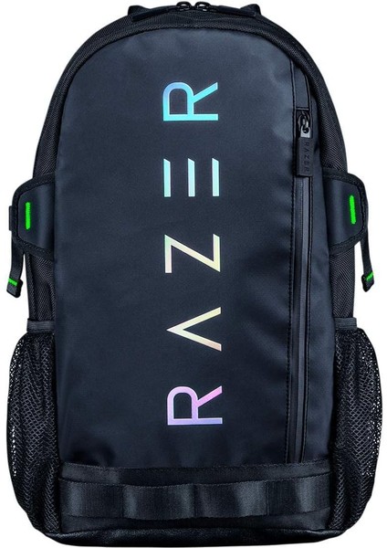 Metrashop Rogue V3 Sırt Çantası (13,3 Inç) - Kompakt Seyahat Çantası (15 Inç'e Kadar Dizüstü Bilgisayar Bölmesi, Aşınmaya Dayanıklı, Polyester Dış Kılıf) Siyah/krom