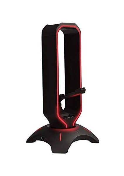 RM-H66 Guard Kulaklık Için Stand Rgb Işıklı 2*usb Port