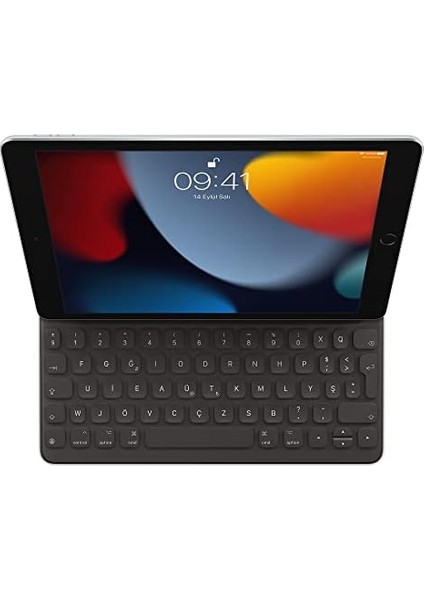 Metrashop Smart Keyboard: 10.5 Inç iPad Pro, iPad Air (3. Nesil) ve iPad (7., 8., ve 9. Nesil) Için iPad Klavyesi ve Kılıfı, Rahat Yazma Deneyimi, Türkçe F Klavye