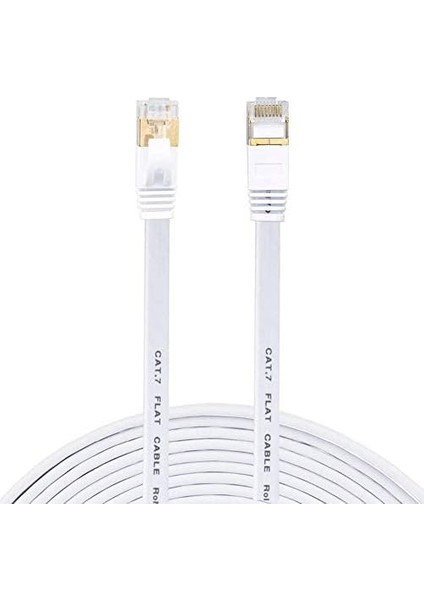 Metrashop Cat7 Ethernet RJ45 Modem Internet Kablosu 10GBPS 600MHZ Flat Kablo 3 Metre 4257