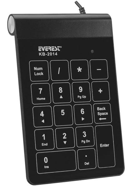 Metrashop KB-2014 Siyah USB Dokunmatik Numerik Standart Klavye
