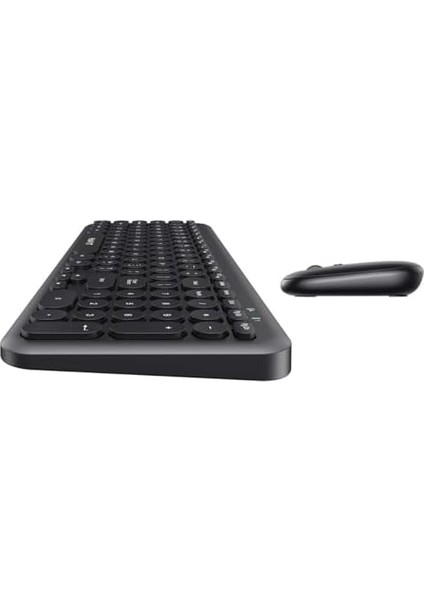 Metrashop KB254GCM Kablosuz Klavye Mouse Set (Siyah)