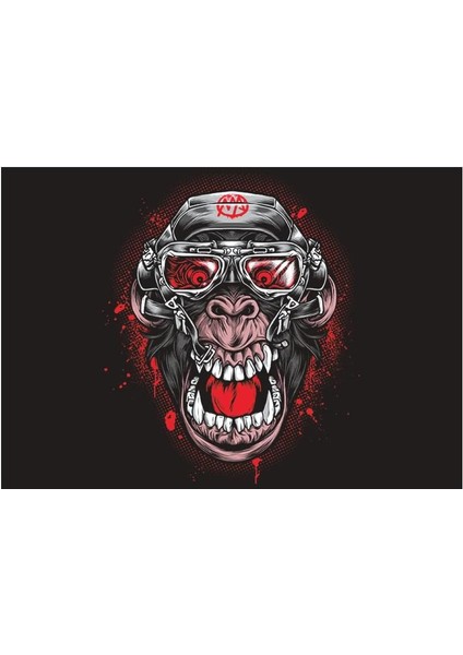 Metrashop Monkey Gaming Oyuncu Mouse Pad