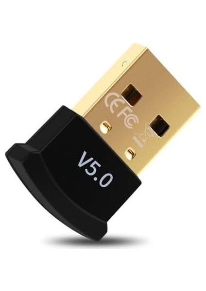Metrashop AL-BL05 Bluetooth V5.0 USB Doungle Bluetooth Kablosuz Adaptör (Pc Içindir) Tak Çalıştır. Win 7/8/10/11 Uyumlu